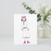 Het Pet en het Wapenmeisje Briefkaart (Staand voorkant)