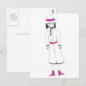 Het Pet en het Wapenmeisje Briefkaart (Voorkant / Achterkant)