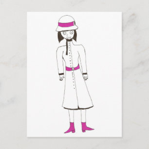 Het Pet en het Wapenmeisje Briefkaart