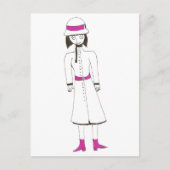 Het Pet en het Wapenmeisje Briefkaart (Voorkant)