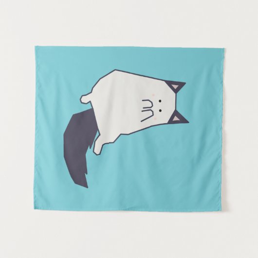 Het Pet - Kat Wandkleed (Voorkant (horizontaal))