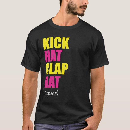 Het Pet van de Clap van het Pet van het Kiep Herha T-shirt (Voorkant)