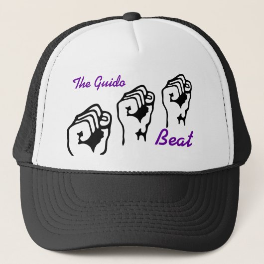 Het Pet van de Guido Beat Mode Retro Trucker (Voorkant)