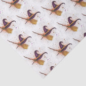 Het Pet van de heks en de bezem Tissuepapier (Detail)