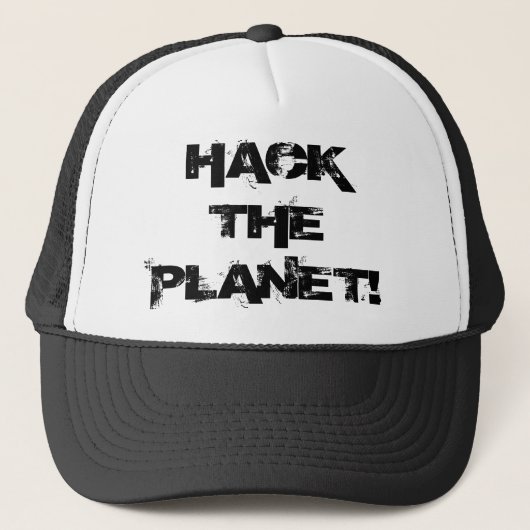 Het pet van de planeet hacken (Voorkant)
