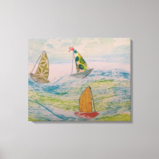 Het Pet van een clown Canvas Afdruk (Voorkant)