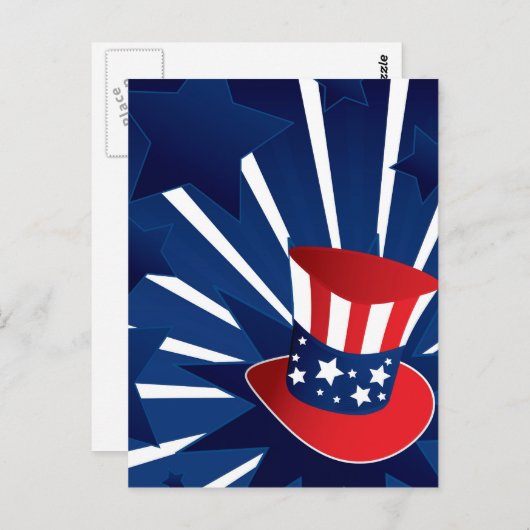 Het pet van oom Sam Briefkaart (Voorkant / Achterkant)