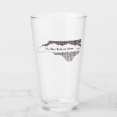 Het Pete Kaliner Show pint glas (Voorkant)