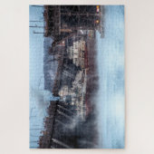 Het Philip R. Clarke-schip in twee havens in Minne Legpuzzel (Verticaal)