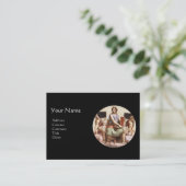 HET PHILOSOPHY-Monogram, zwart goud Visitekaartje (Staand voorkant)