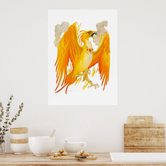 Het Phoenix-Poster Poster (Keuken)
