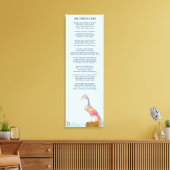 Het Phoenix Way gedicht op gewikkeld doek Canvas Afdruk (Insitu (Woonkamer))