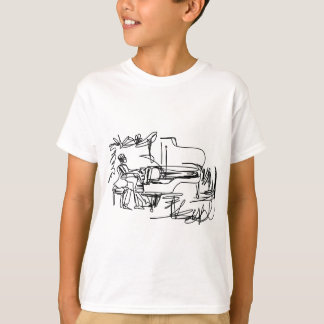 Het Pianist-thema Piano T-shirt