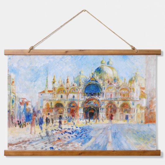 Het Piazza San Marco, Renoir Hangend Wandkleed (Voorkant)