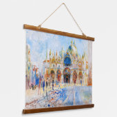 Het Piazza San Marco, Renoir Hangend Wandkleed (Gebogen)