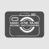 Het pictogram van de Fotografe van het huwelijk Zw Naamplaatje (Voorkant)