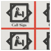 Het pictogram van de RadioExploitant van het am pa Stof (Close Up)