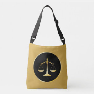 Het Pictogram van de Wet (Schaaltjes van Justitie) Crossbody Tas