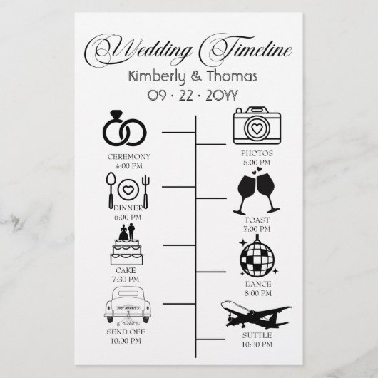 Het pictogram van de Wigerroute van het huwelijk C Briefpapier (Voorkant)