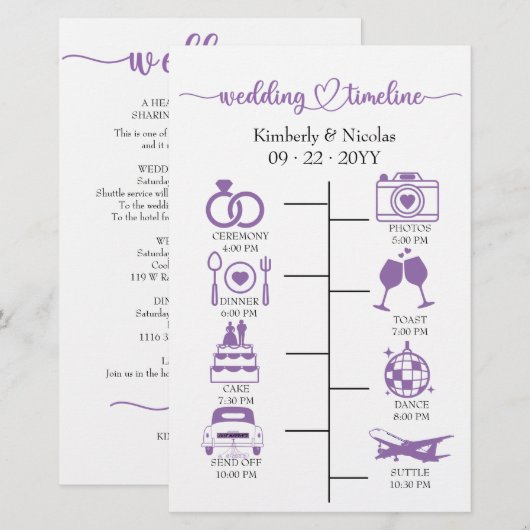 Het pictogram van de Wigerroute van het Wiggen van Briefpapier (Voorkant / Achterkant)