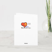 Het pictogram van het bakken past Wenskaart aan Kaart (Achterkant)