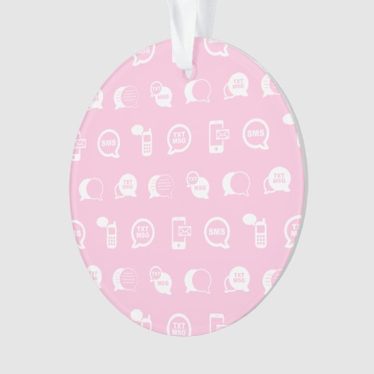 Het Pictogram van het Bericht van de cel Kunst het Ornament (voorkant)