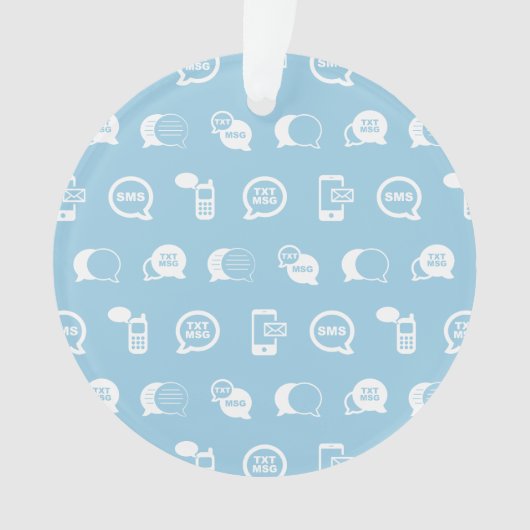 Het Pictogram van het Bericht van de cel Kunst het Ornament (voorkant)