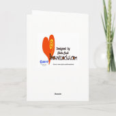 Het Pictogram van het brandweerkorps past Feestdagen Kaart (Achterkant)