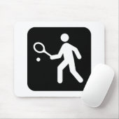 Het Pictogram van het Racketball van het tennis Muismat (Met muis)