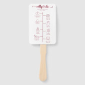 Het pictogram van het Wigenaarpictogram Chic het B Handwaaier (Voorkant)