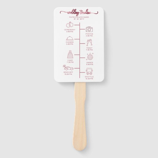 Het pictogram van het Wigenaarpictogram Chic het B Handwaaier (Voorkant)