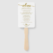 Het pictogram van het Wigenaarpictogram Chic het B Handwaaier (Achterkant)