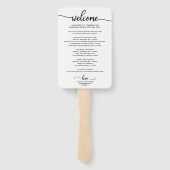 Het pictogram van het Wigenaarpictogram Chic het B Handwaaier (Achterkant)