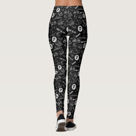 Het Pictogrampatroon van Goonies Leggings (Achterkant)