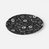 Het Pictogrampatroon van Goonies Papieren Bordje (Gekanteld)