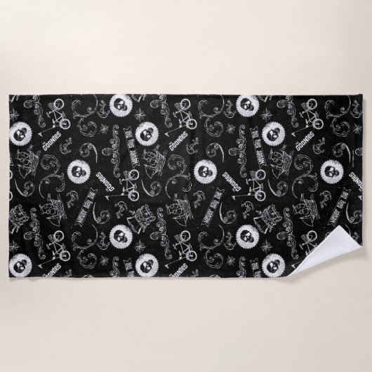 Het Pictogrampatroon van Goonies Strandlaken (Voorkant)