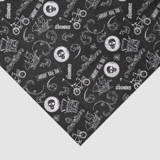 Het Pictogrampatroon van Goonies Tissuepapier (Detail)