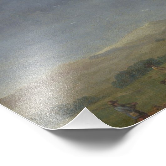 Het Piebald-paard Foto Afdruk (Hoek)