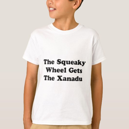 Het Piepend Wiel Krijgt De Xanadu T-shirt (Voorkant)