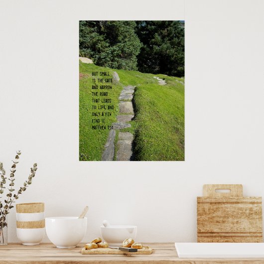 Het pijlpad poster (Keuken)