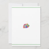 Het Pin Game Succulent Baby shower Kaart (Achterkant)