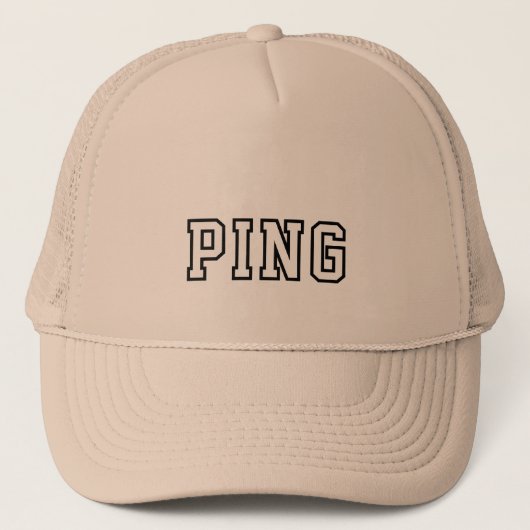 Het Ping Pet: een professionele uitspraak Trucker Pet (Voorkant)