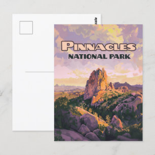 Het Pinnacles National Park in Californië Briefkaart