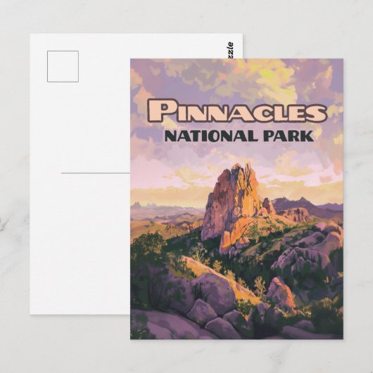Het Pinnacles National Park in Californië Briefkaart (Voorkant / Achterkant)