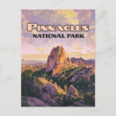 Het Pinnacles National Park in Californië Briefkaart (Voorkant)