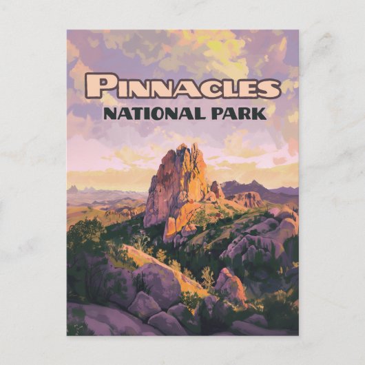 Het Pinnacles National Park in Californië Briefkaart (Voorkant)