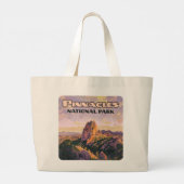 Het Pinnacles National Park in Californië Grote Tote Bag (Achterkant)