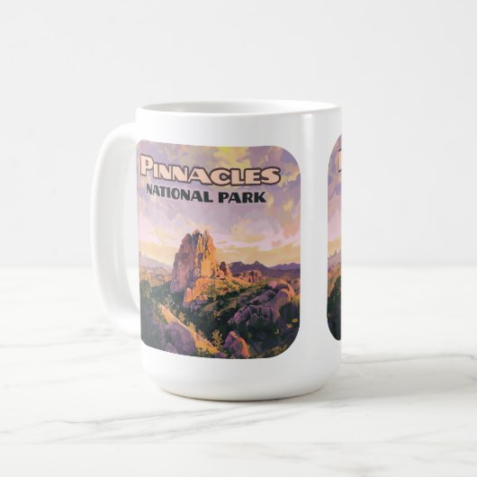 Het Pinnacles National Park in Californië Koffiemok (Voorkant links)