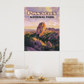 Het Pinnacles National Park in Californië Poster (Keuken)