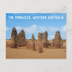 Het Pinnacles West-Australisch Landschap Briefkaart